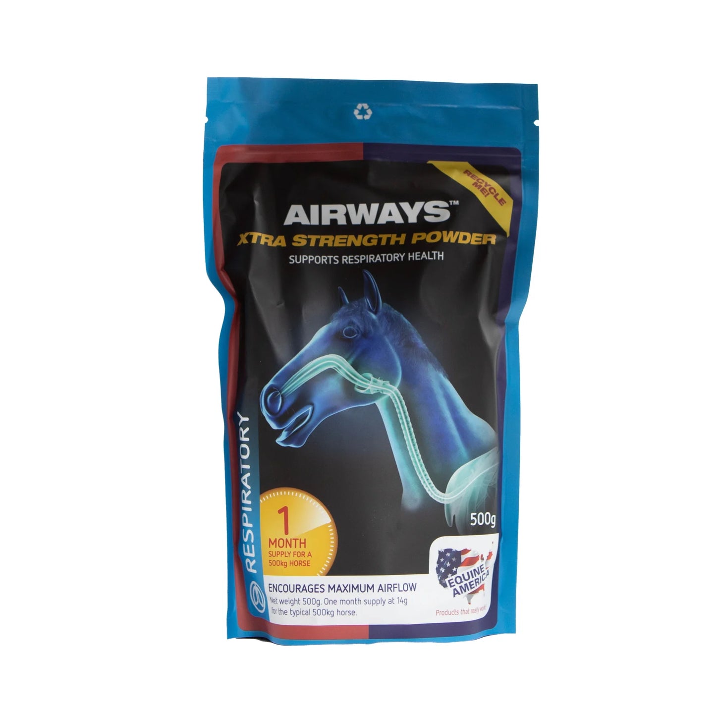 Equine America Airways® Xtra Strength Powder 500g