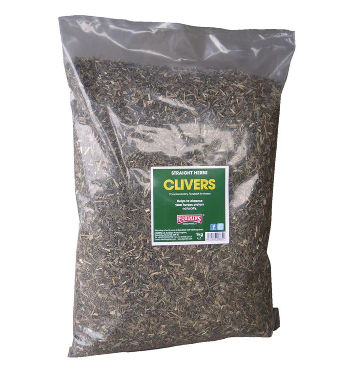 Equimins Straight Herbs Cleavers 1kg Bag