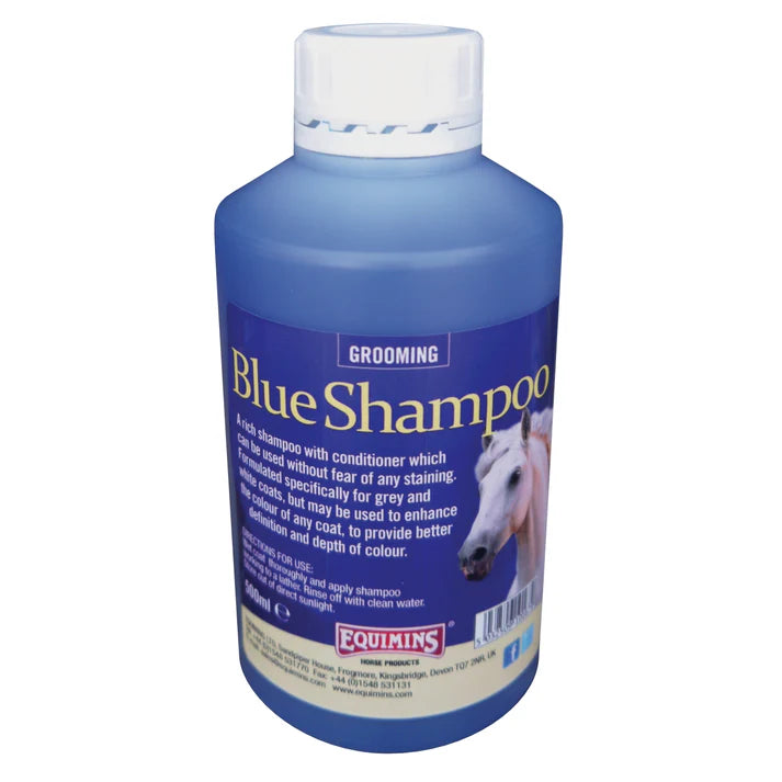 Equimins Blue Horse Shampoo for Greys