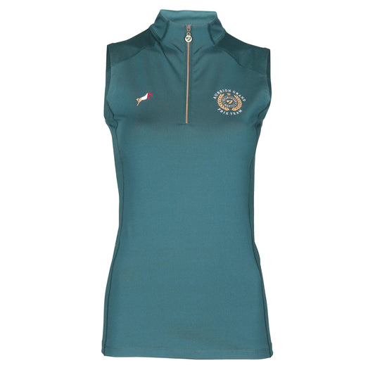 Shires Aubrion Team Sleeveless Base Layer - Green