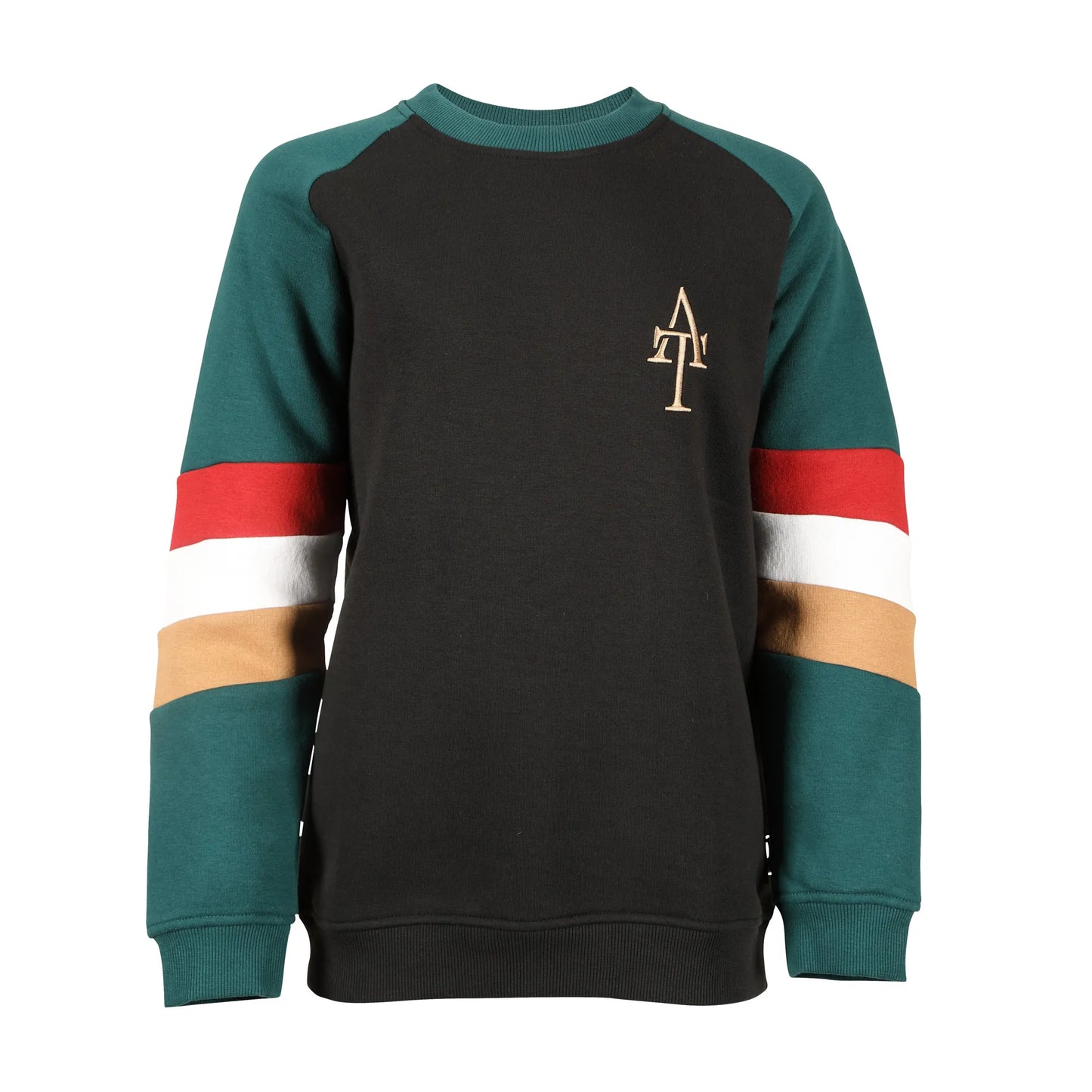 Shires Aubrion Team Ladies Sweatshirt - Black/Green