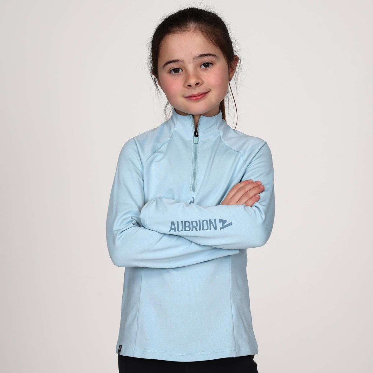 Aubrion React Winter Base Layer Young Rider - Arctic Blue