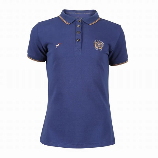 Shires Aubrion Team Ladies Polo Shirt - Navy