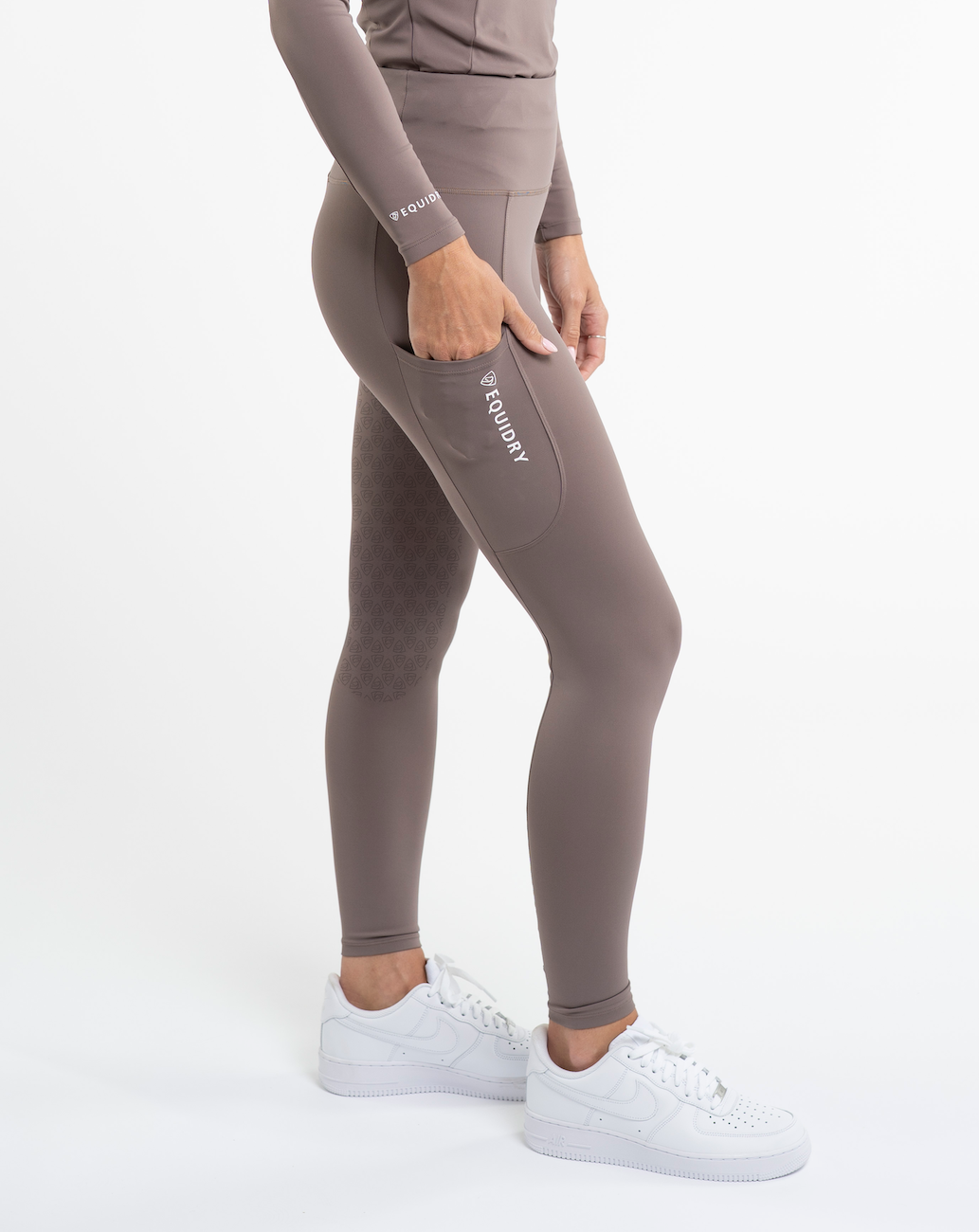 Water Repellent Leggings Womens - Mocha