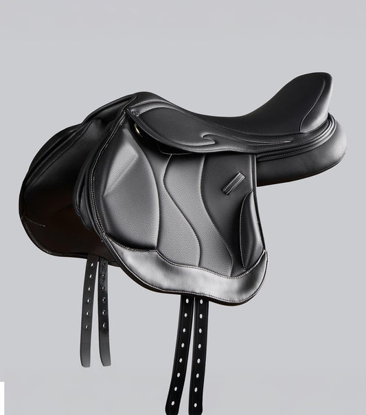 Rouen Synthetic Monoflap Cross Country Saddle