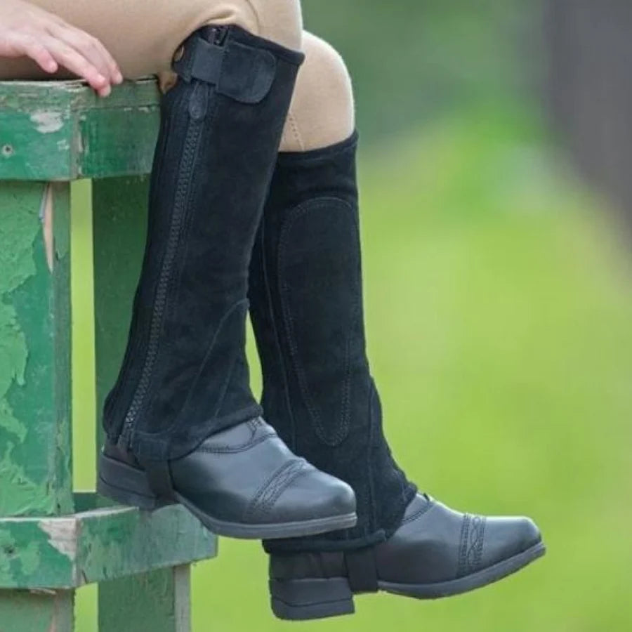Shires Moretta Suede Half Chaps - Kids