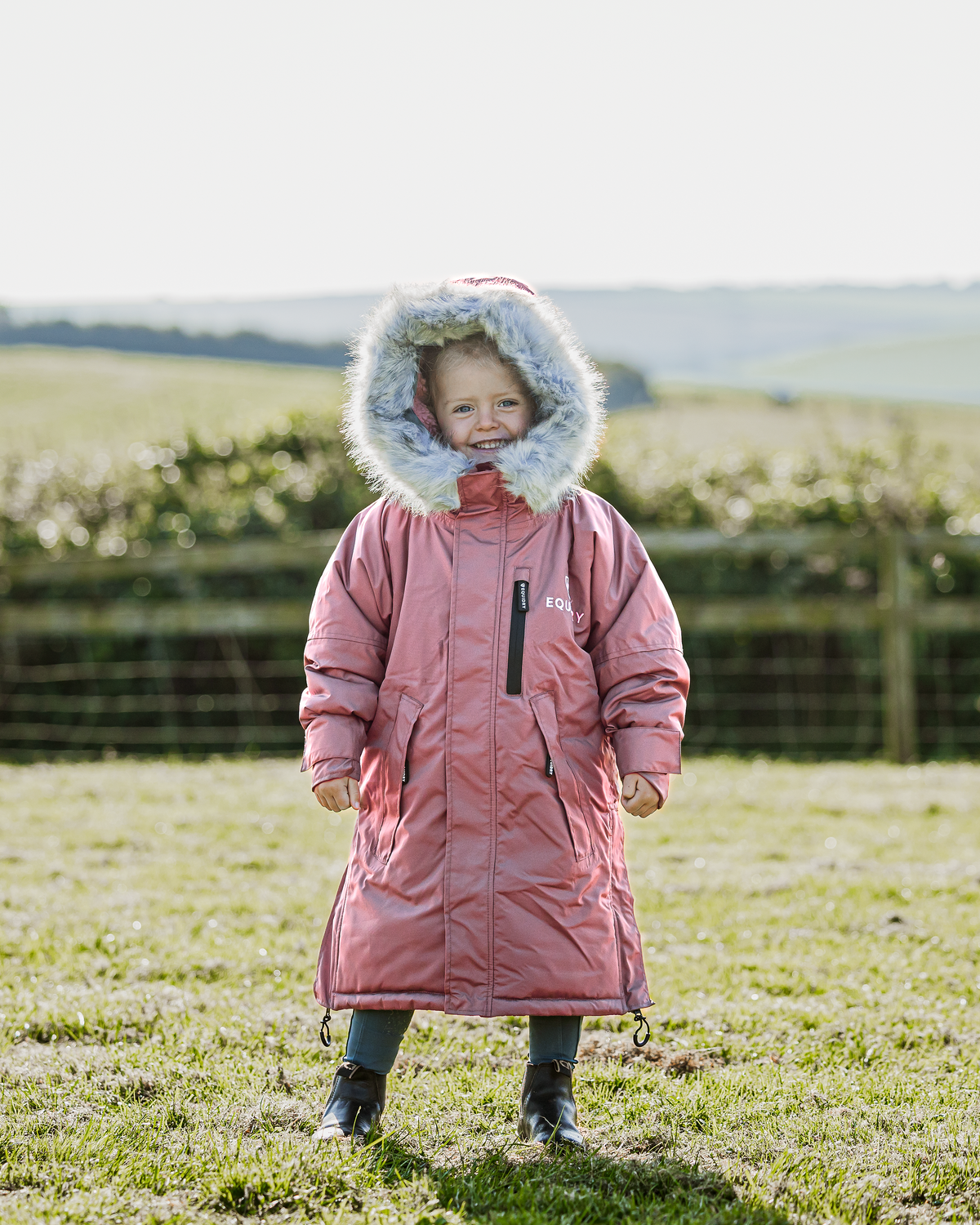 Evolution Childrens Thick Fleece - Dusky Pink