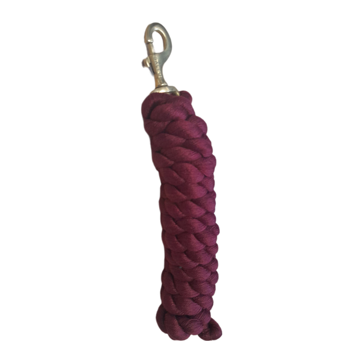 GALLOP Premium Polycotton Leadrope with Solid Brass Trigger Clip Burgandy