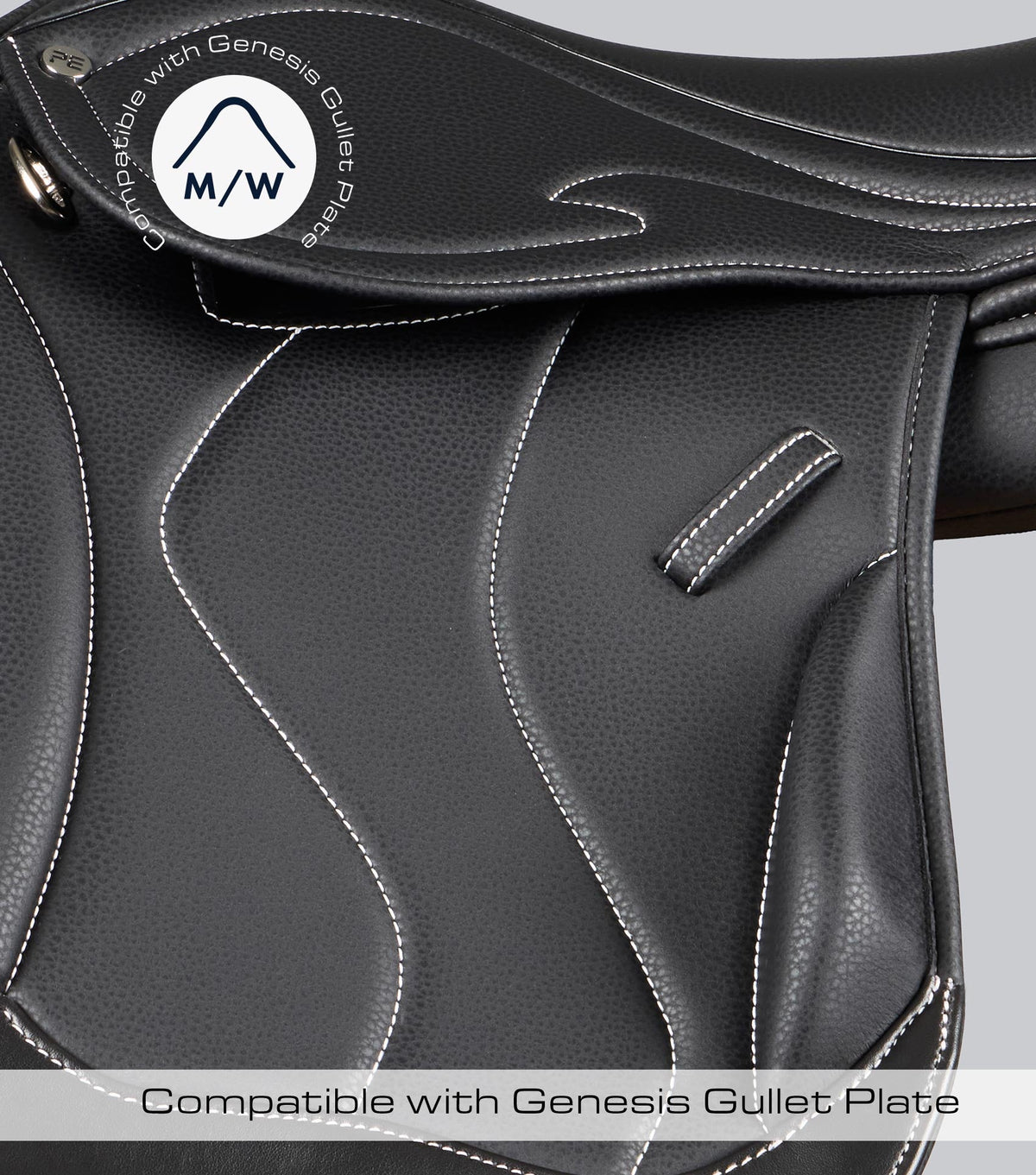 Rouen Synthetic Monoflap Cross Country Saddle