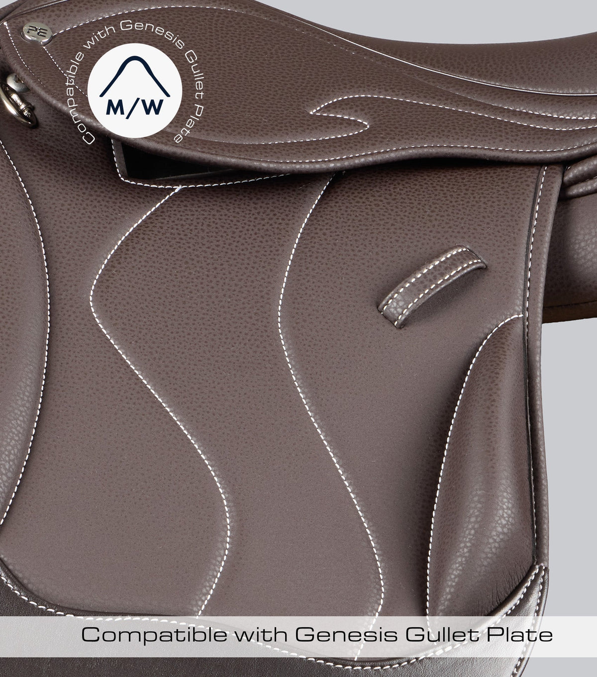 Rouen Synthetic Monoflap Cross Country Saddle
