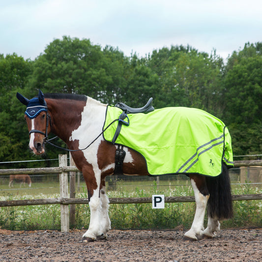 TROJAN Retro Reflective Waterproof Exercise Sheet – Fluorescent Yellow – 6'0"–6'6"