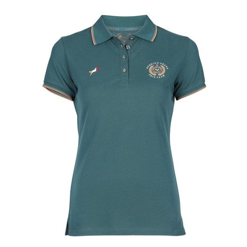 Shires Aubrion Team Ladies Polo Shirt - Green