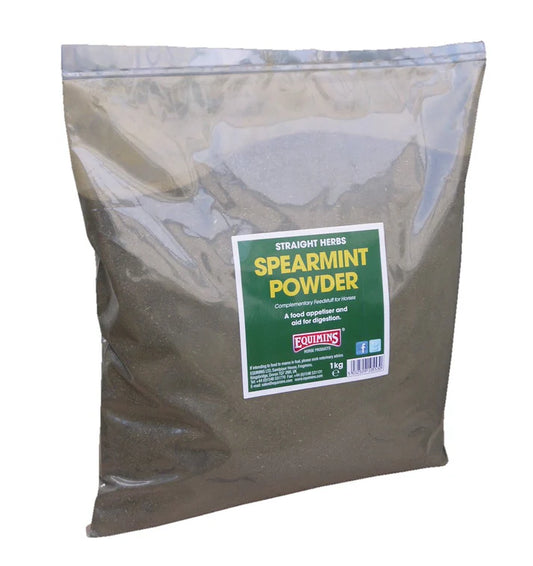 Equimins Straight Herbs Spearmint Powder 1kg Bag